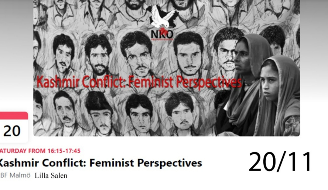 Panel Kashmir Conflict: Feminist Perspectives at Feminist Festival in Malmö 20/11